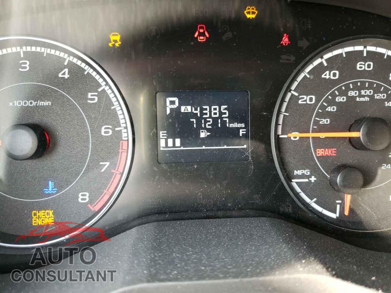 SUBARU CROSSTREK 2018 - JF2GTABC9JH329514