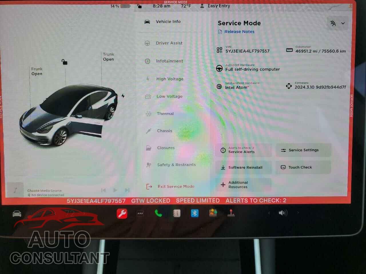 TESLA MODEL 3 2020 - 5YJ3E1EA4LF797557