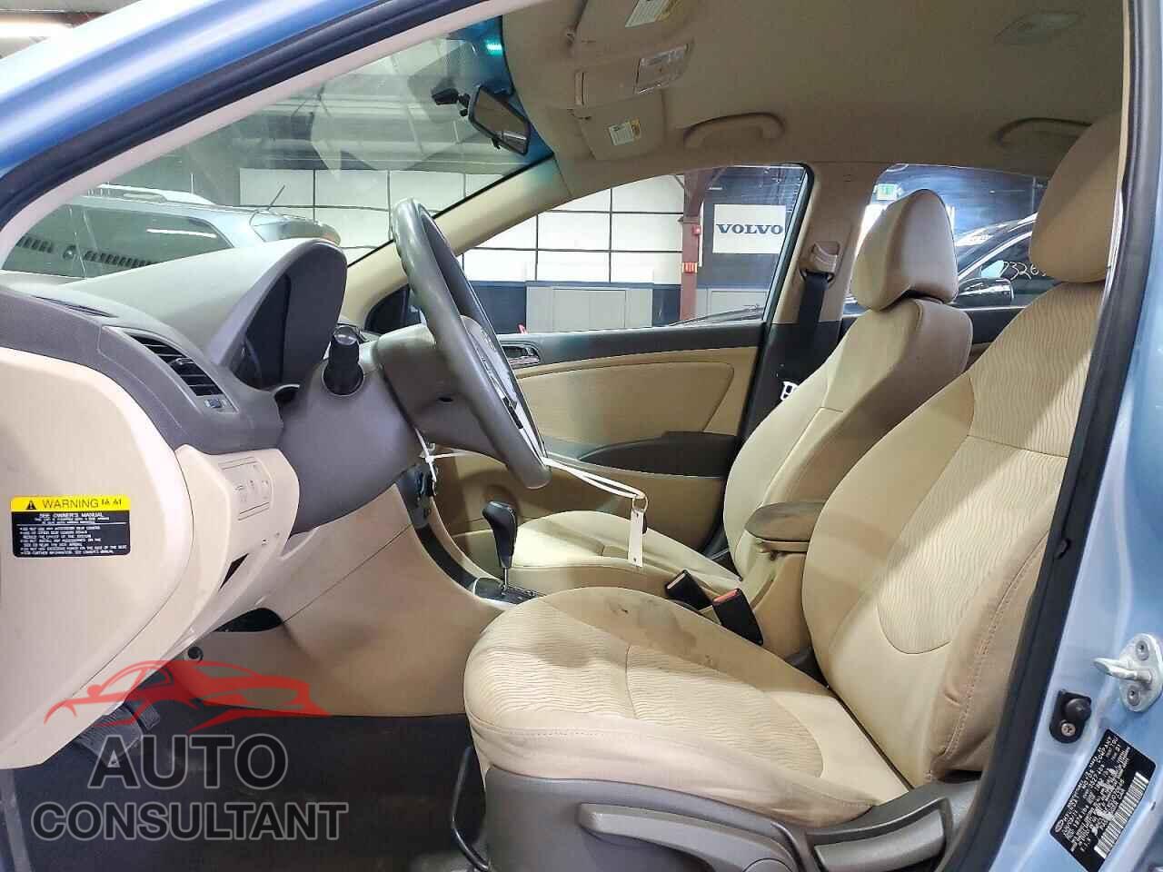 HYUNDAI ACCENT 2012 - KMHCU4AEXCU070648