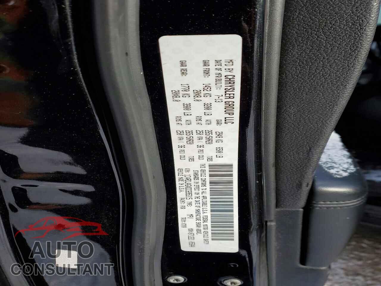 DODGE DURANGO 2013 - 1C4RDJAGXDC695315