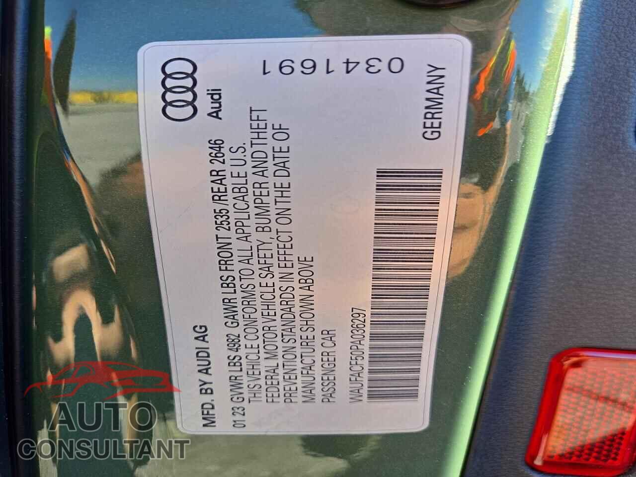 AUDI A5 2023 - WAUFACF50PA036297