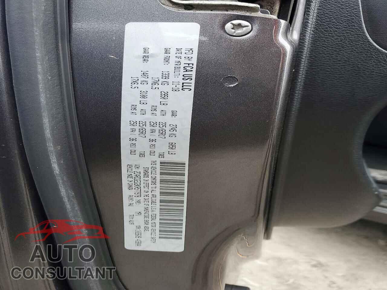DODGE CARAVAN 2019 - 2C4RDGEG3KR577978