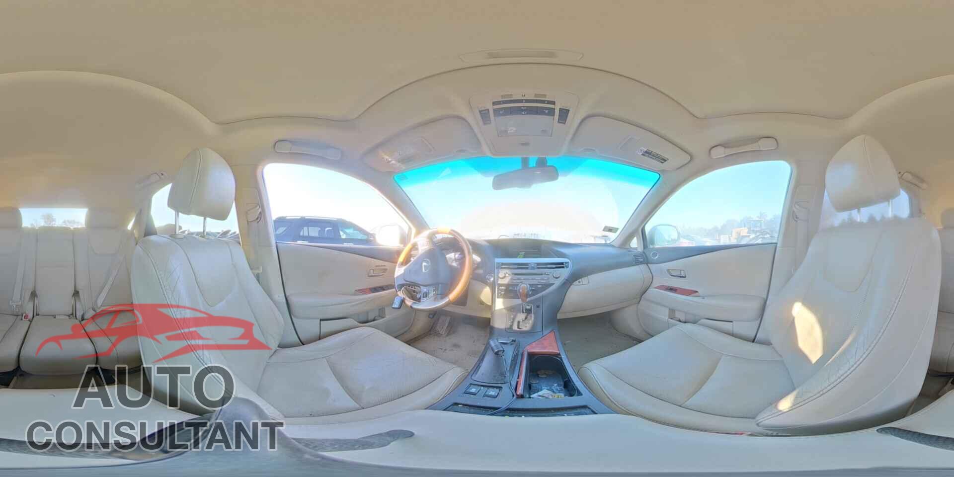 LEXUS RX350 2011 - 2T2BK1BA9BC108507