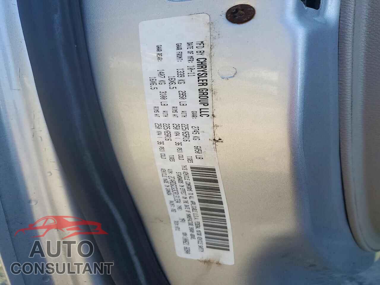 DODGE CARAVAN 2012 - 2C4RDGCG3CR131334