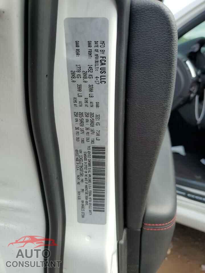 DODGE DURANGO 2017 - 1C4SDJCT9HC871501