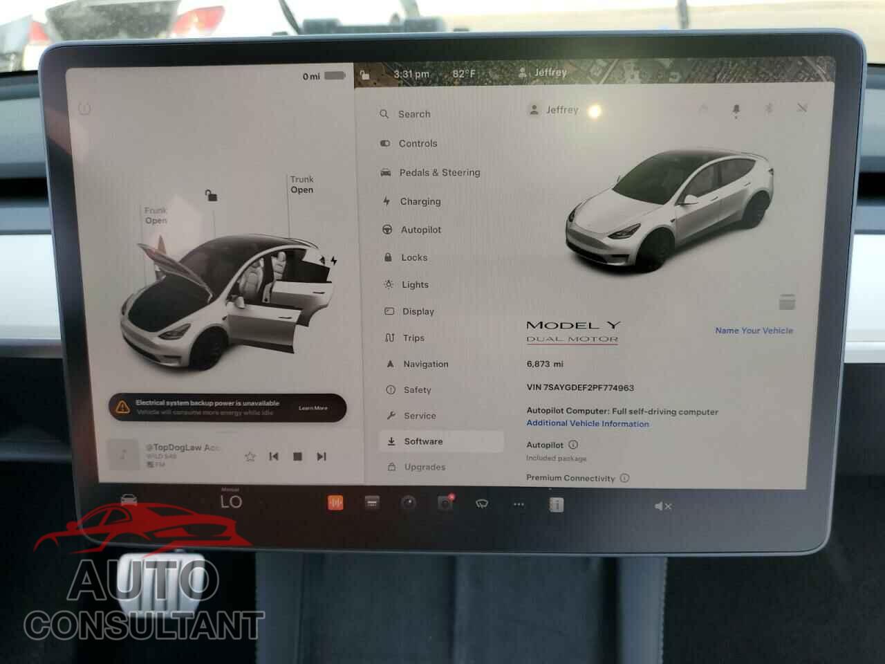 TESLA MODEL Y 2023 - 7SAYGDEF2PF774963
