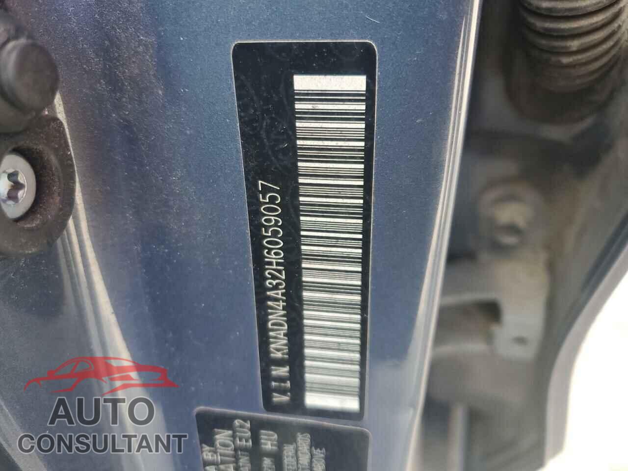 KIA RIO 2017 - KNADN4A32H6059057