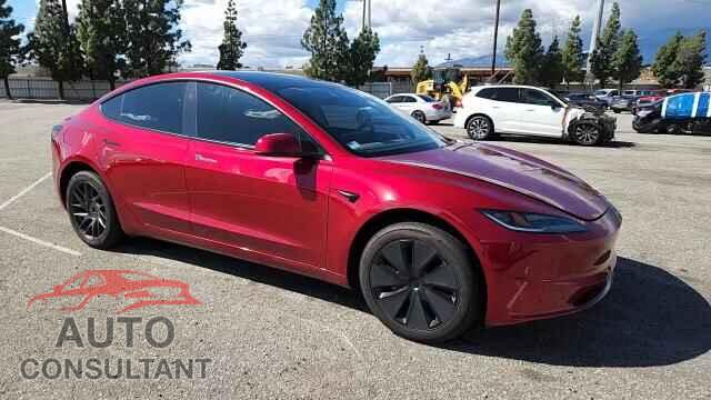 TESLA MODEL 3 2025 - 5YJ3E1EA6SF063596