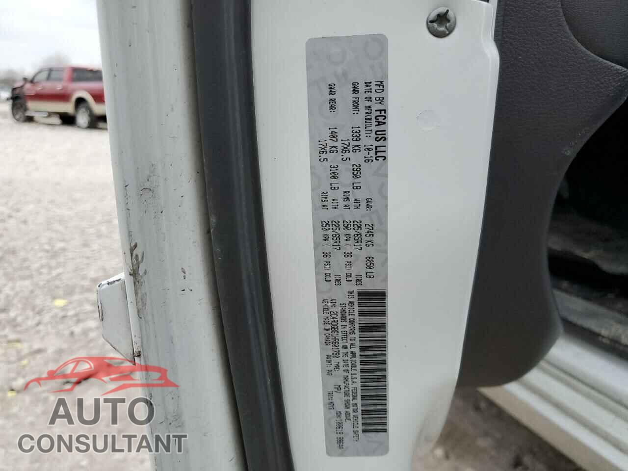DODGE CARAVAN 2017 - 2C4RDGBG1HR601790