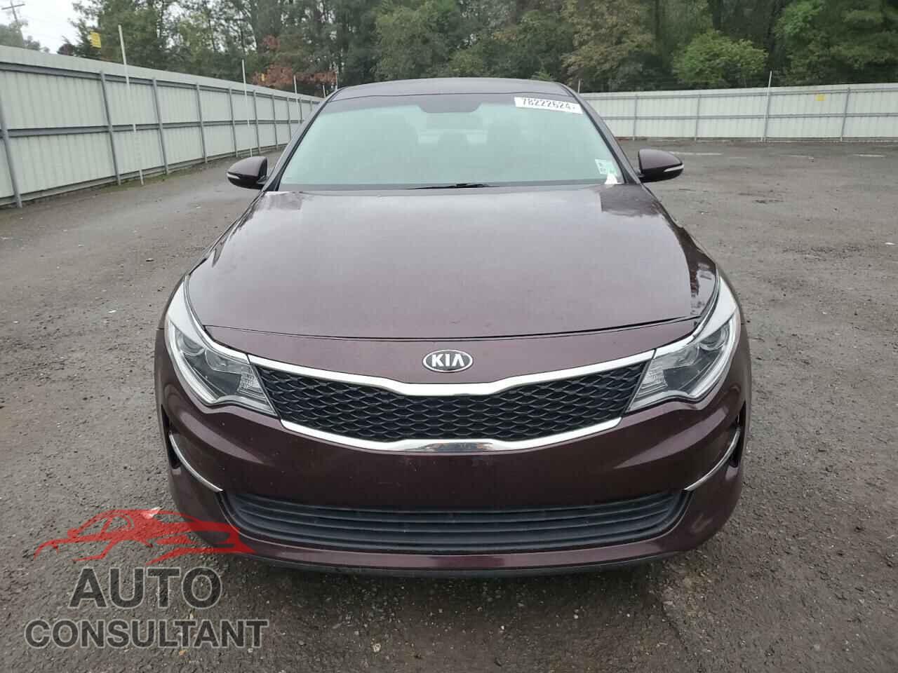 KIA OPTIMA 2018 - 5XXGT4L39JG249416