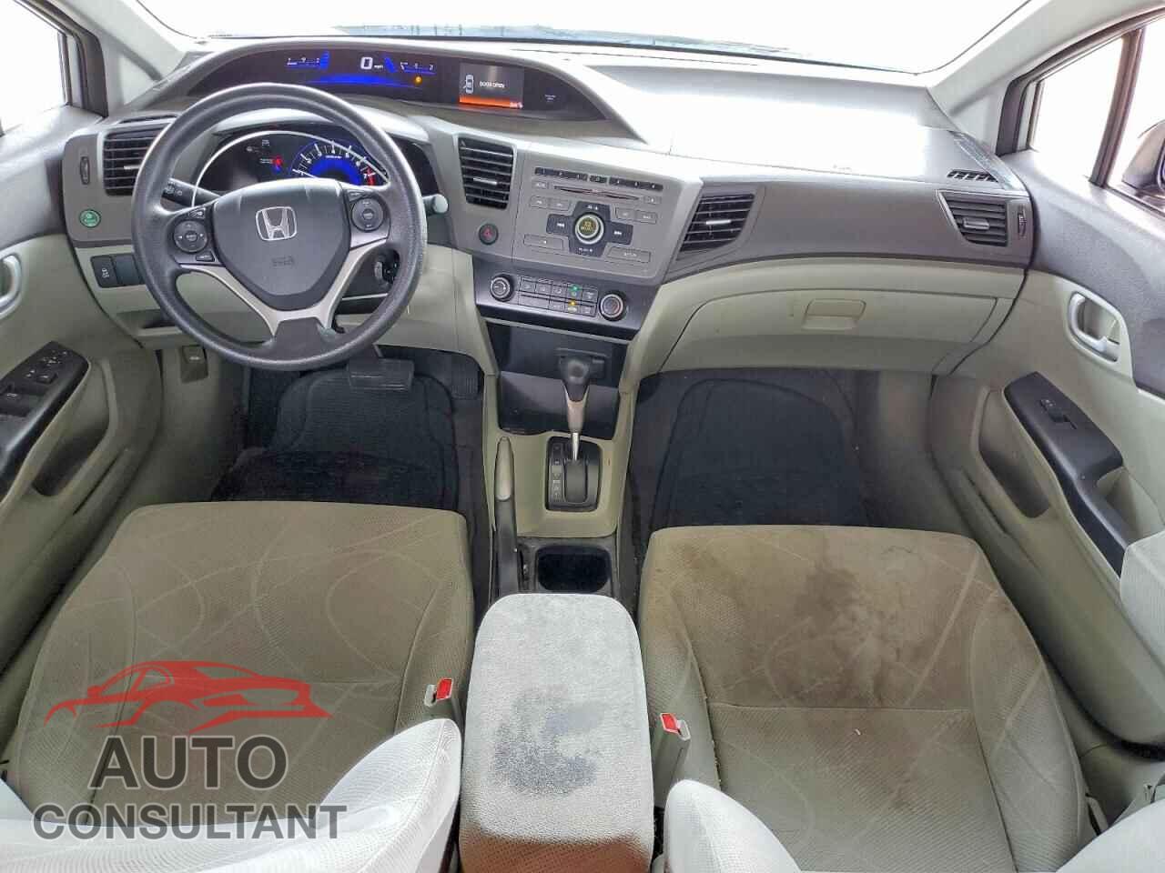 HONDA CIVIC 2012 - 19XFB2F59CE320223