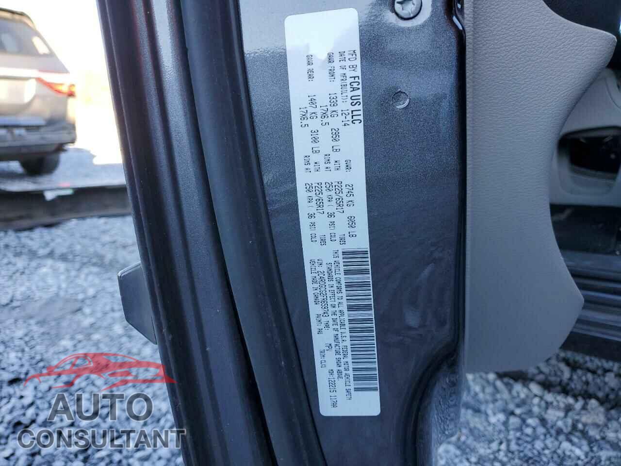 DODGE CARAVAN 2015 - 2C4RDGCG2FR659743