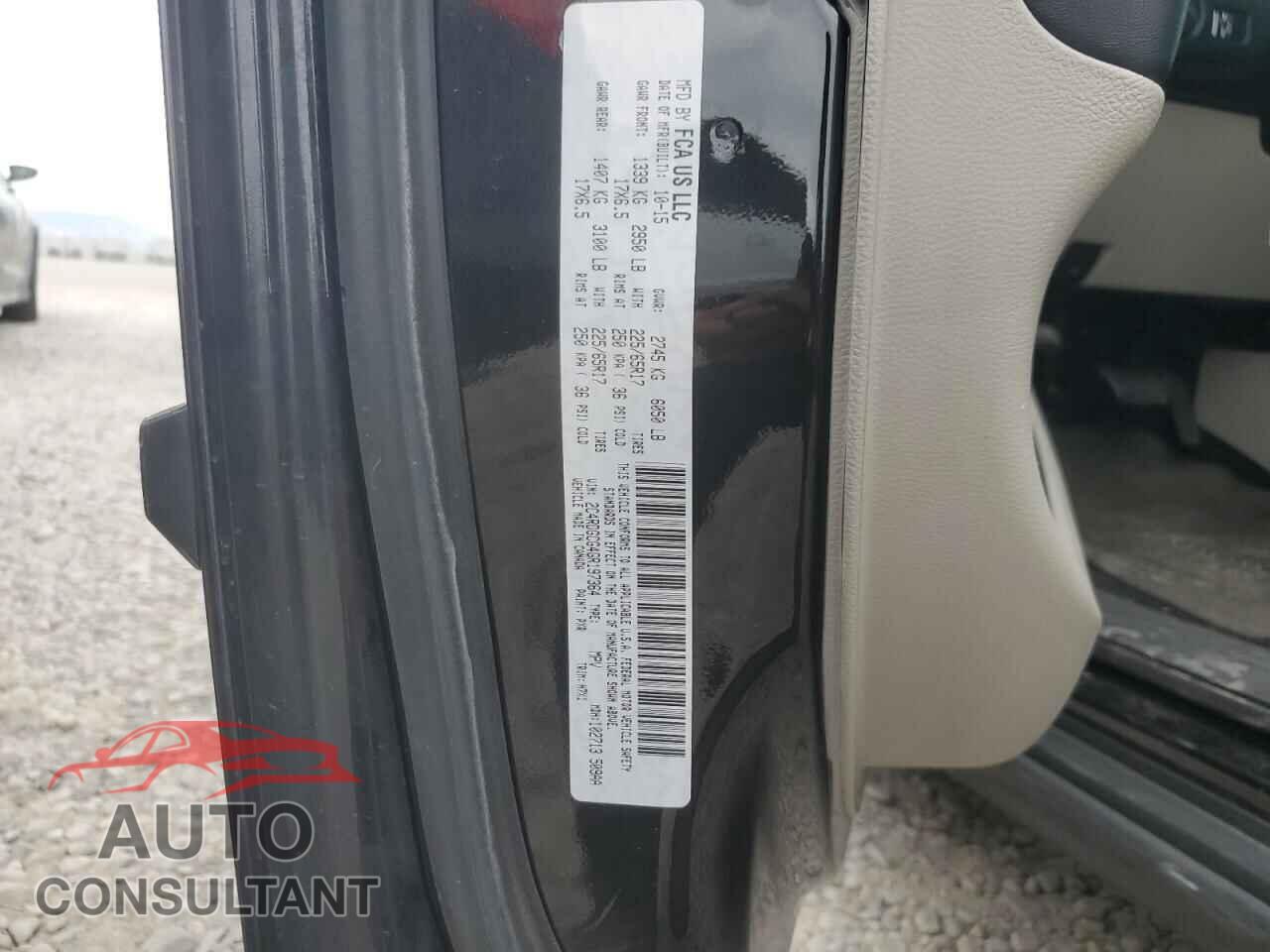 DODGE CARAVAN 2016 - 2C4RDGCG4GR197364