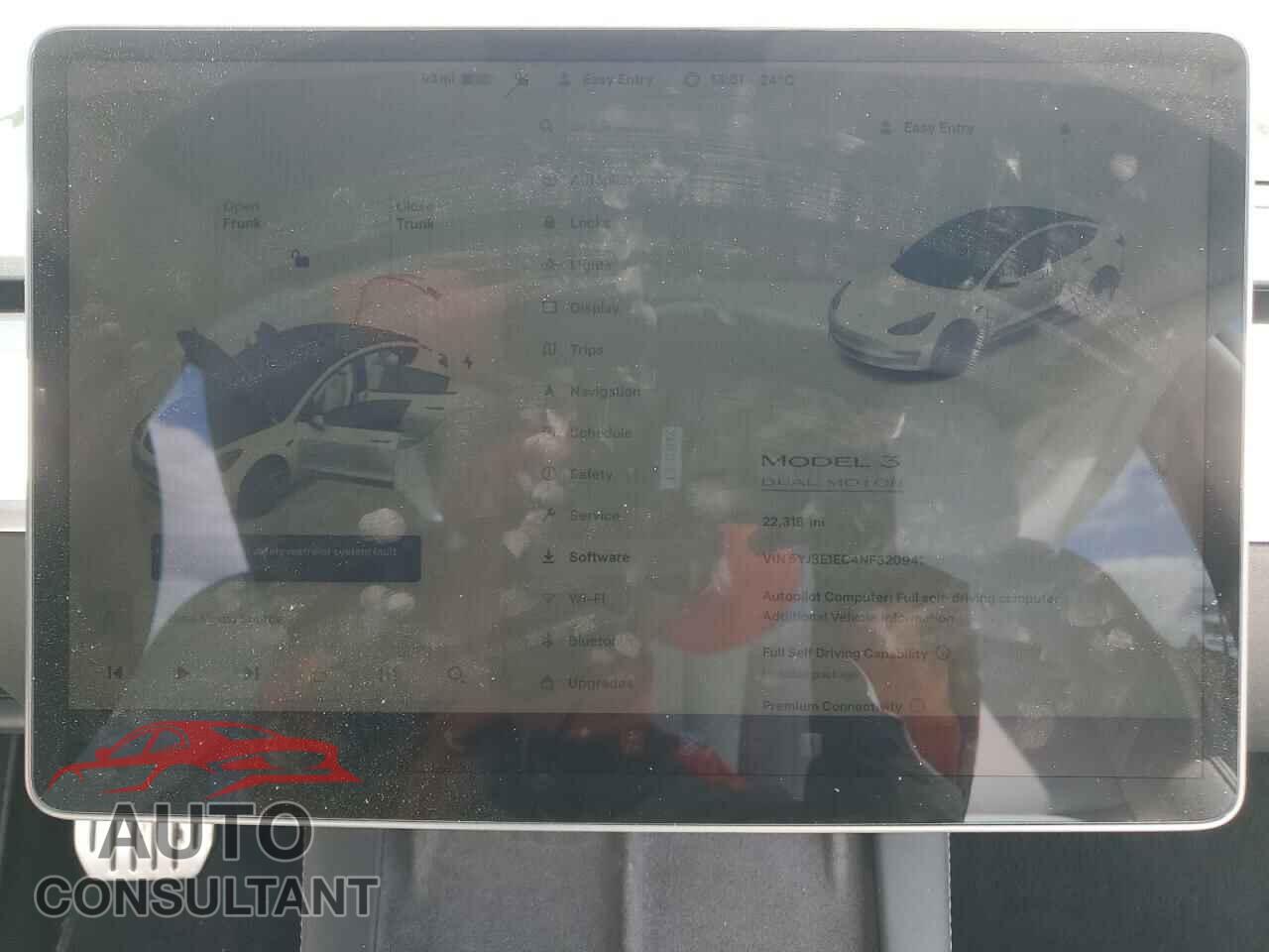 TESLA MODEL 3 2022 - 5YJ3E1EC4NF320941
