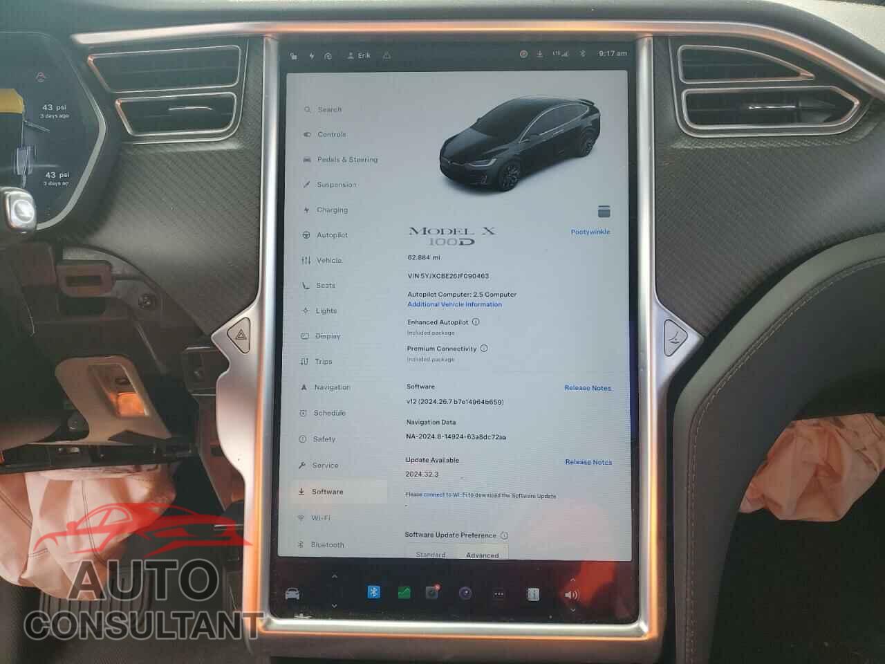 TESLA MODEL X 2018 - 5YJXCBE26JF090463
