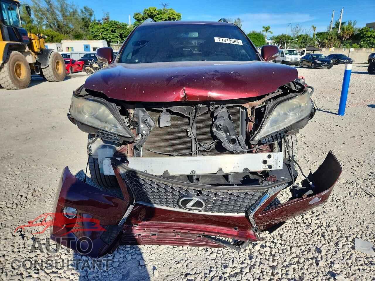 LEXUS RX350 2013 - 2T2BK1BA4DC177124