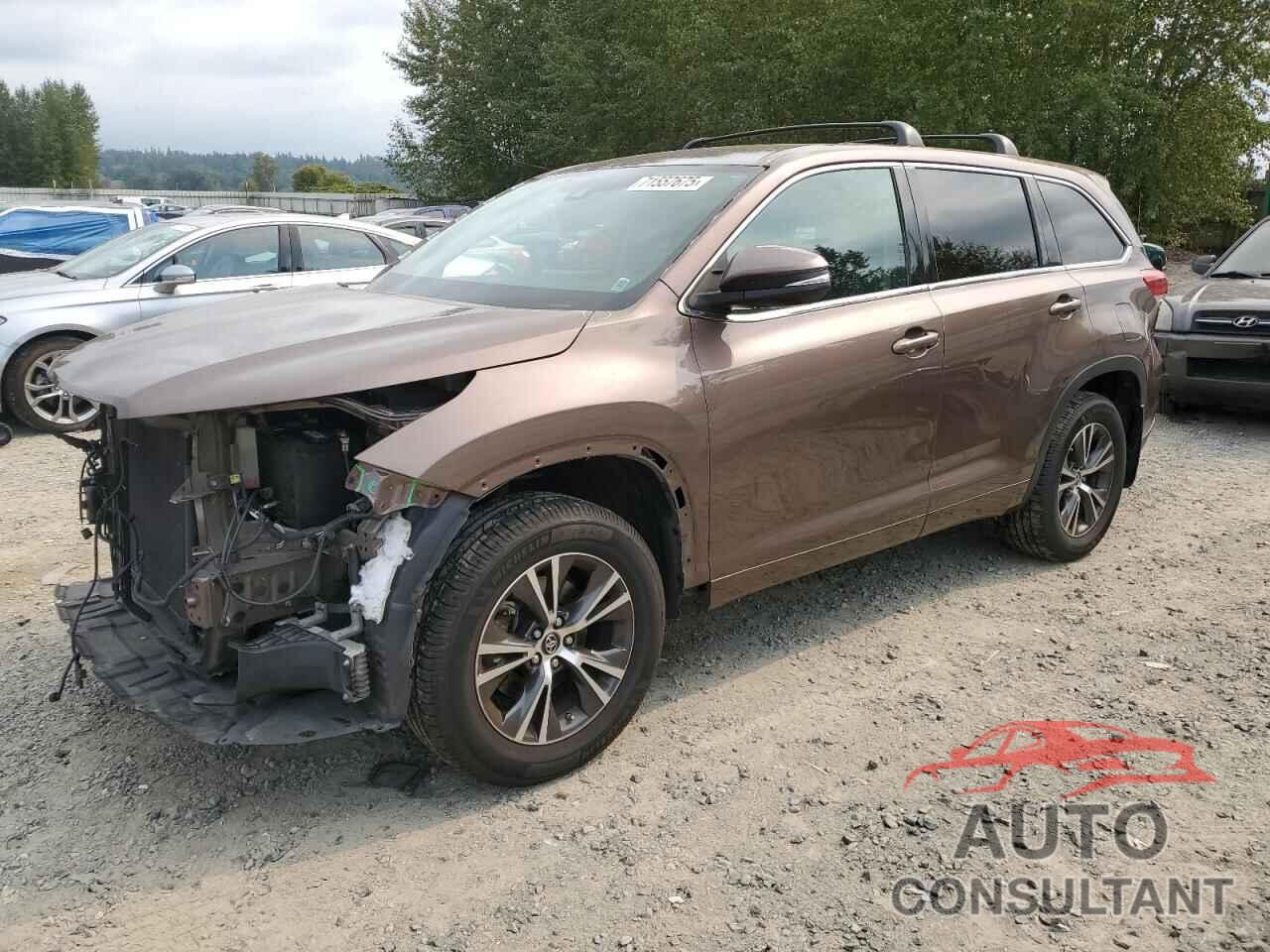 TOYOTA HIGHLANDER 2017 - 5TDBZRFH1HS385206