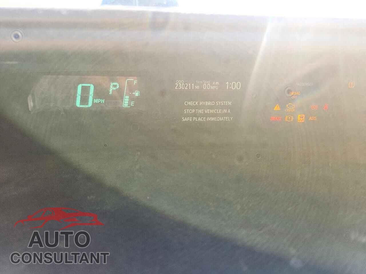 TOYOTA PRIUS 2013 - JTDKDTB35D1539669
