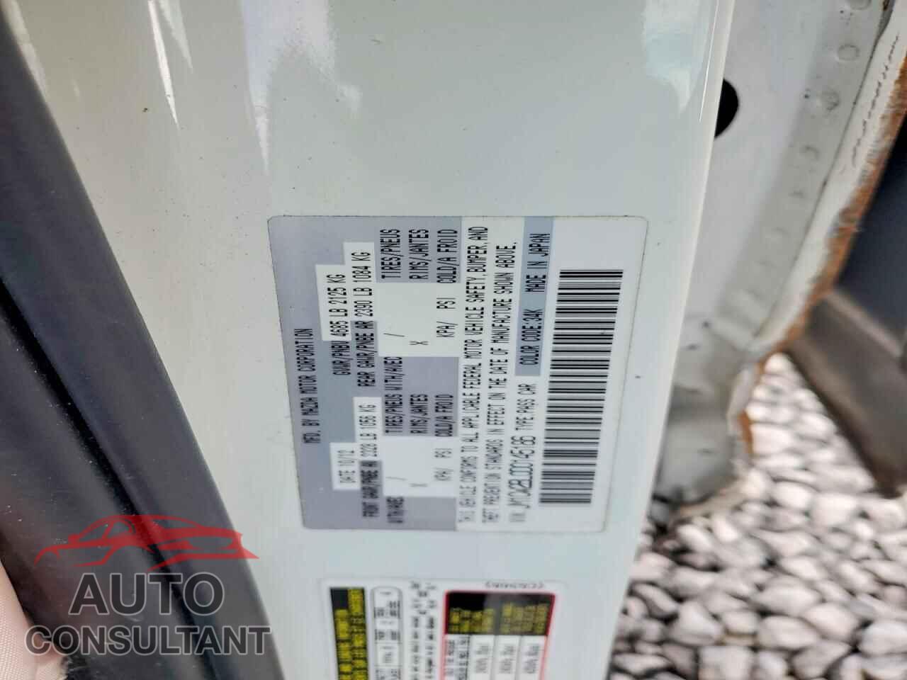 MAZDA 5 2013 - JM1CW2BL0D0145186