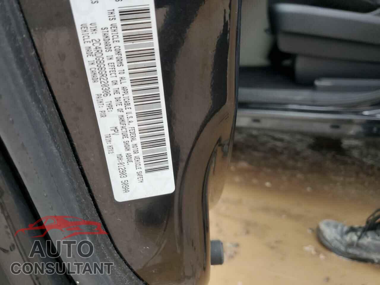 DODGE CARAVAN 2016 - 2C4RDGBG6GR220306