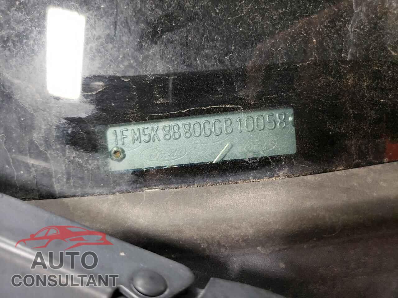 FORD EXPLORER 2016 - 1FM5K8B80GGB10058