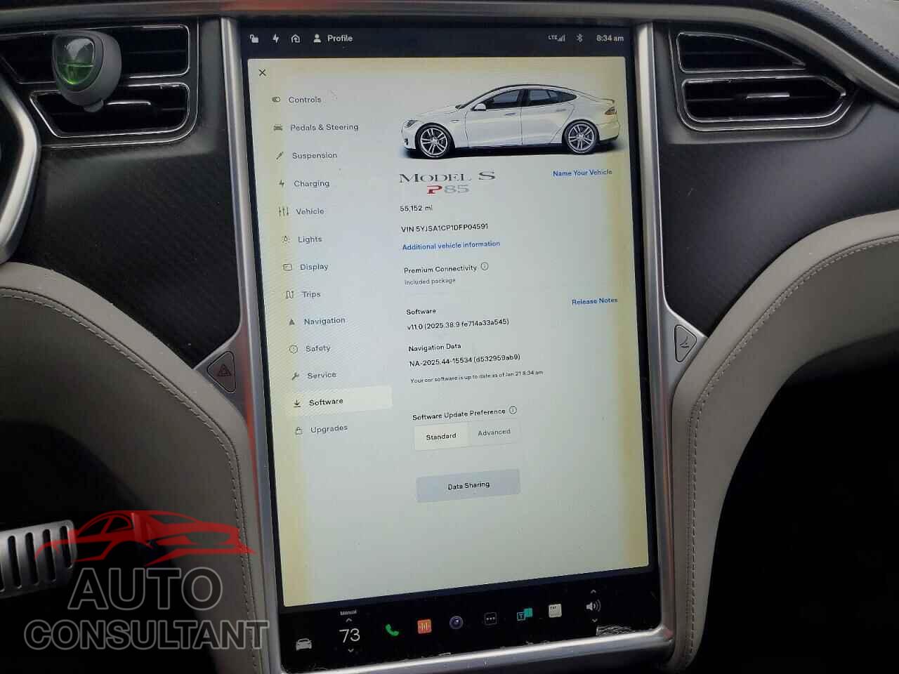 TESLA MODEL S 2013 - 5YJSA1CP1DFP04591