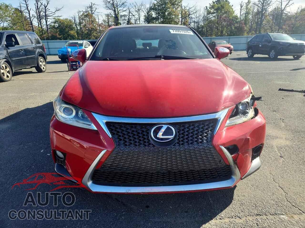 LEXUS CT 200 2014 - JTHKD5BH9E2187200