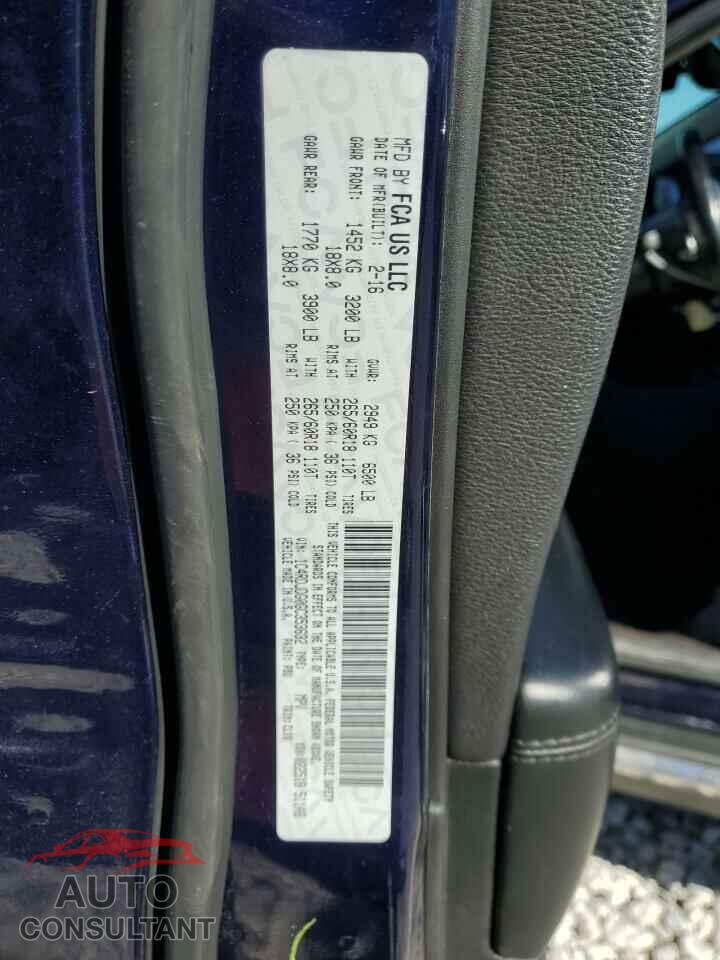 DODGE DURANGO 2016 - 1C4RDJDG0GC353632