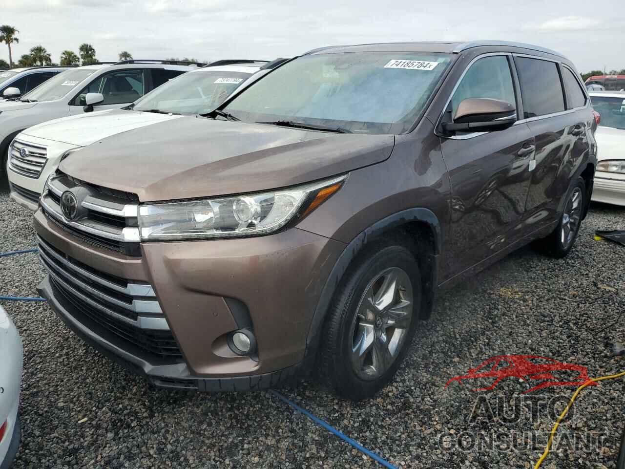 TOYOTA HIGHLANDER 2018 - 5TDDZRFH1JS878298