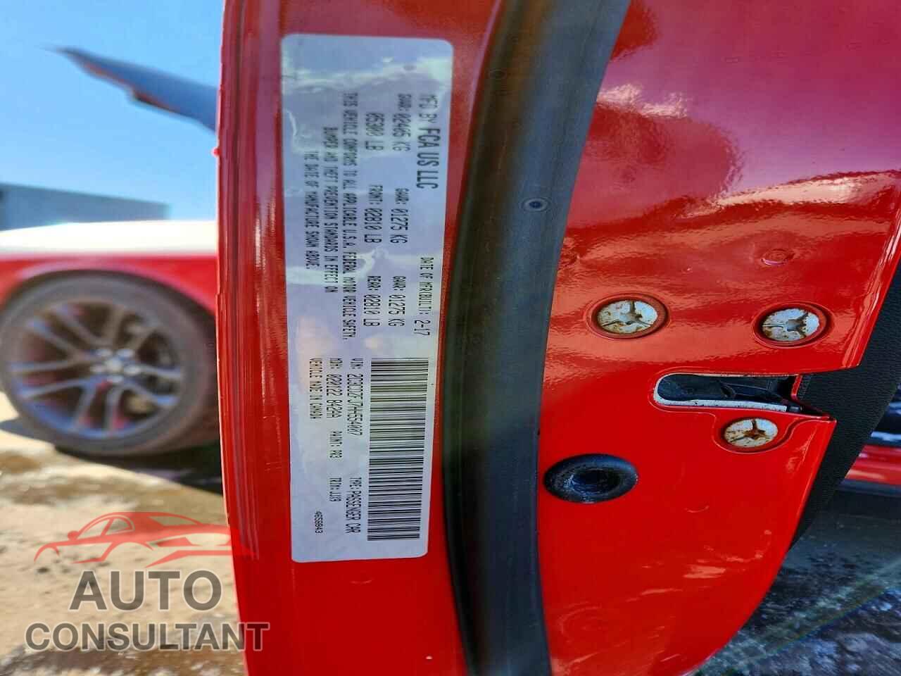 DODGE CHALLENGER 2017 - 2C3CDZFJ7HH554007