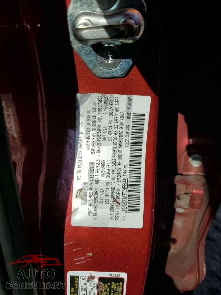 MAZDA CX-9 2015 - JM3TB2DV3F0455899