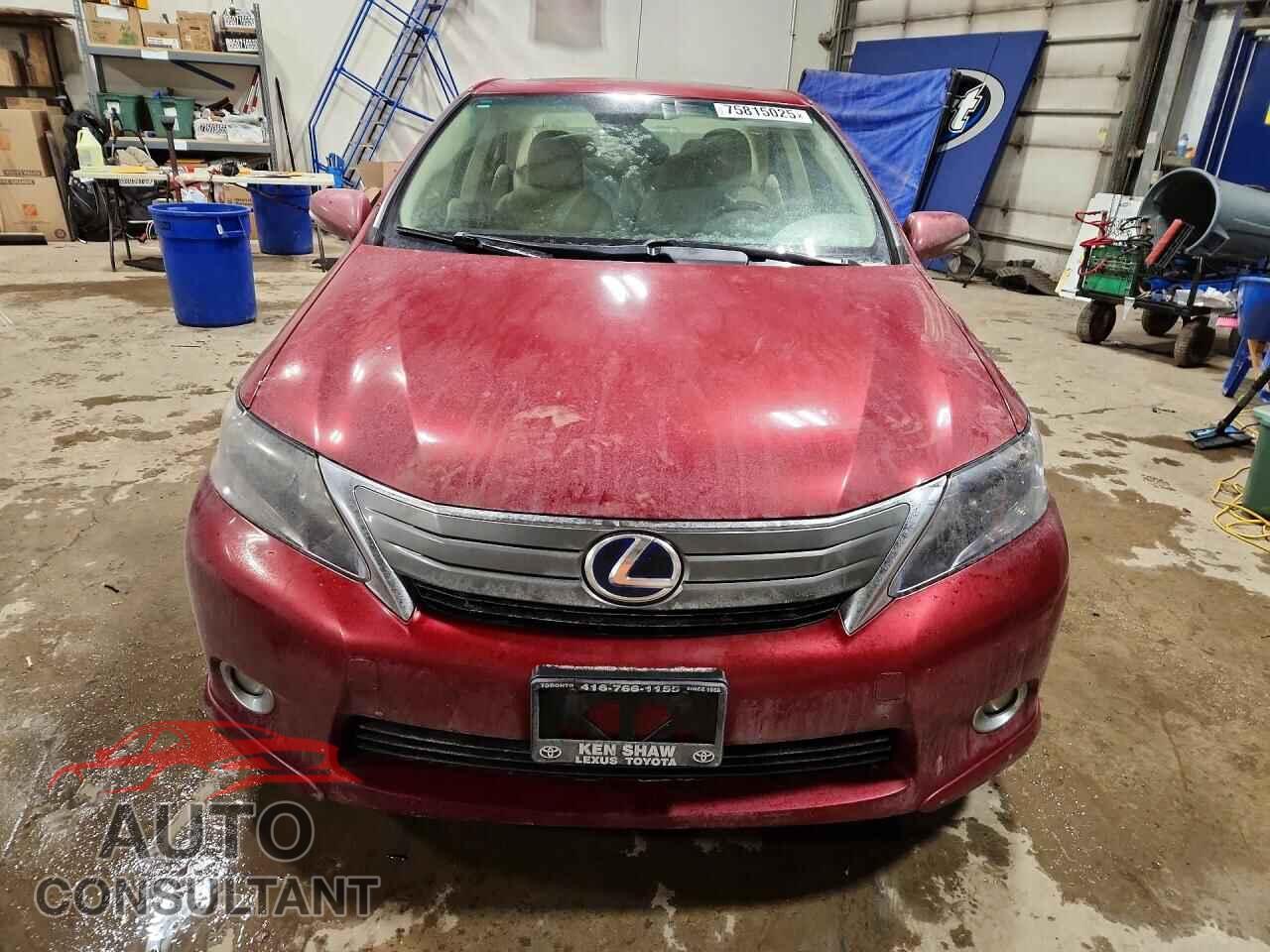 LEXUS HS 2011 - JTHBB1BA7B2042590