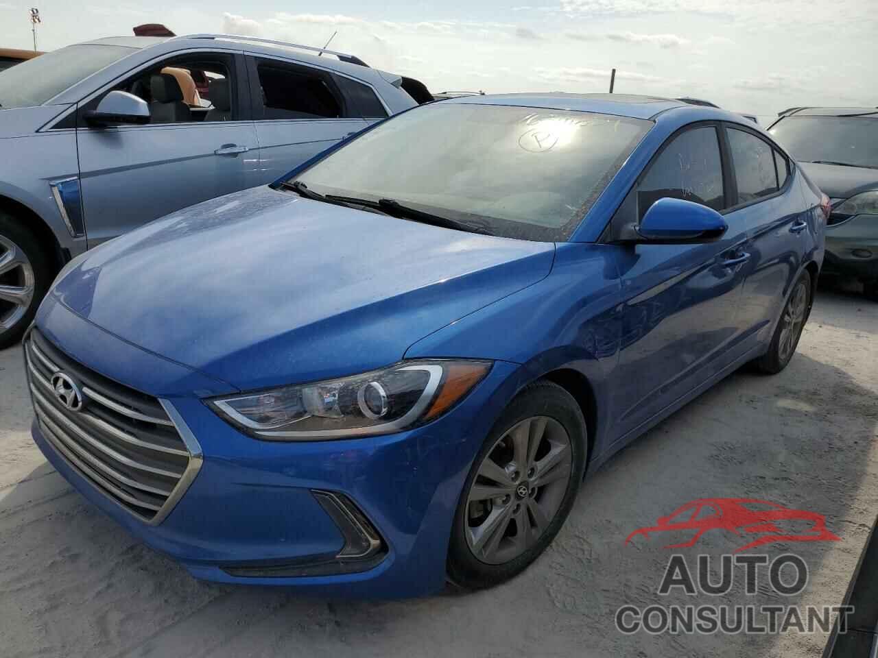 HYUNDAI ELANTRA 2018 - KMHD84LF1JU595528