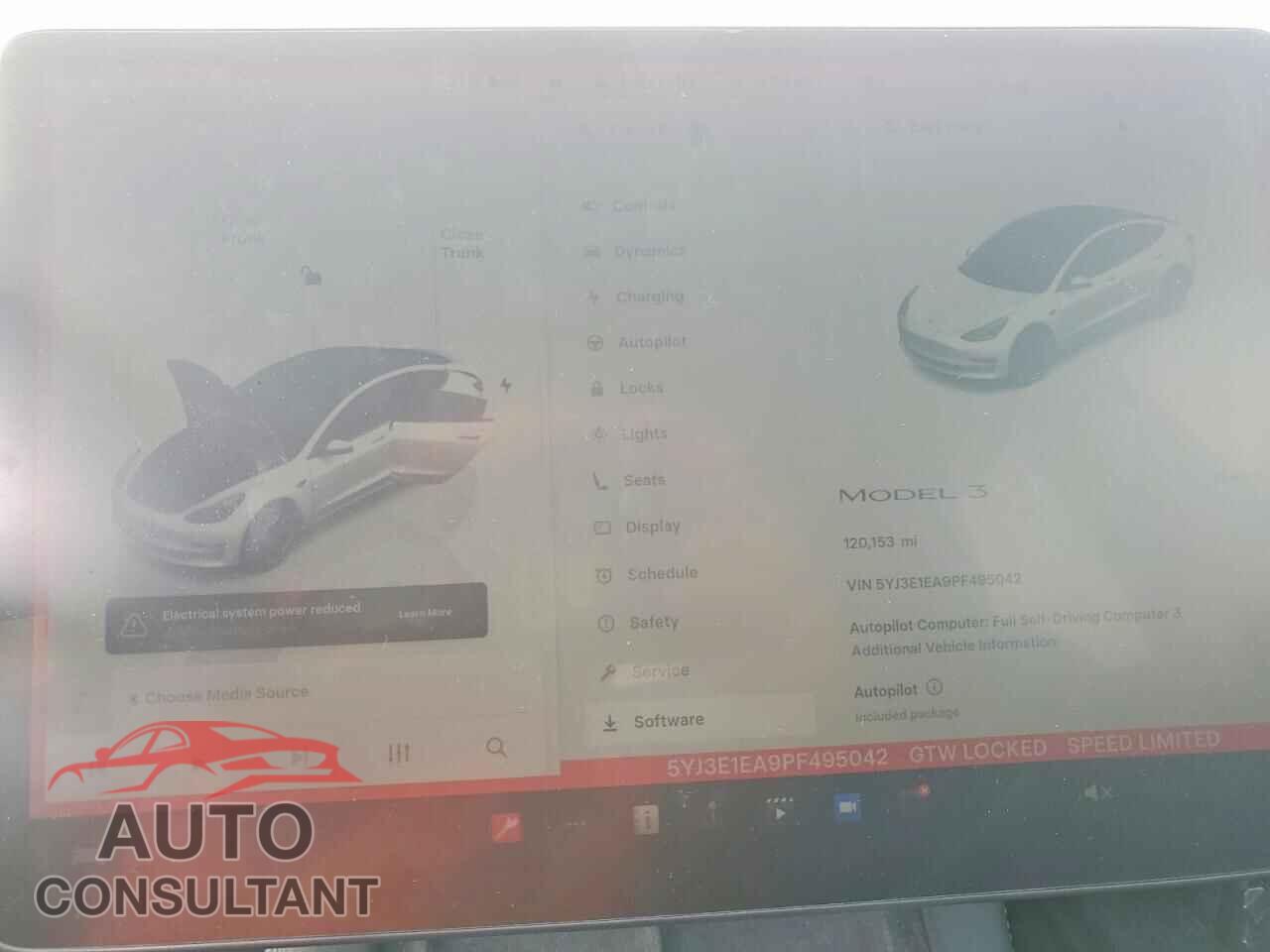TESLA MODEL 3 2023 - 5YJ3E1EA9PF495042