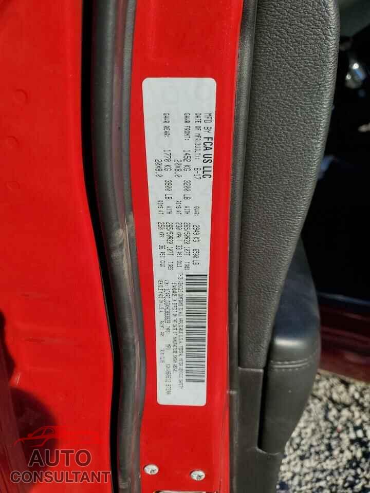 DODGE DURANGO 2017 - 1C4RDJDGXHC893829