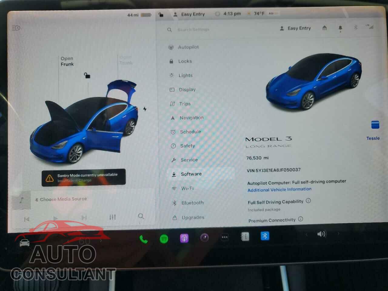 TESLA MODEL 3 2018 - 5YJ3E1EA6JF050037