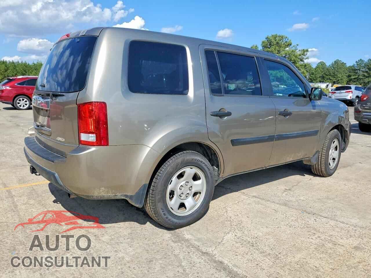 HONDA PILOT 2011 - 5FNYF4H29BB097928