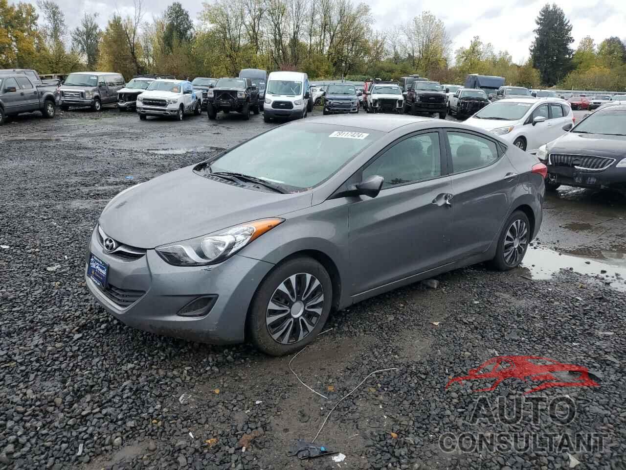 HYUNDAI ELANTRA 2012 - 5NPDH4AE8CH139019