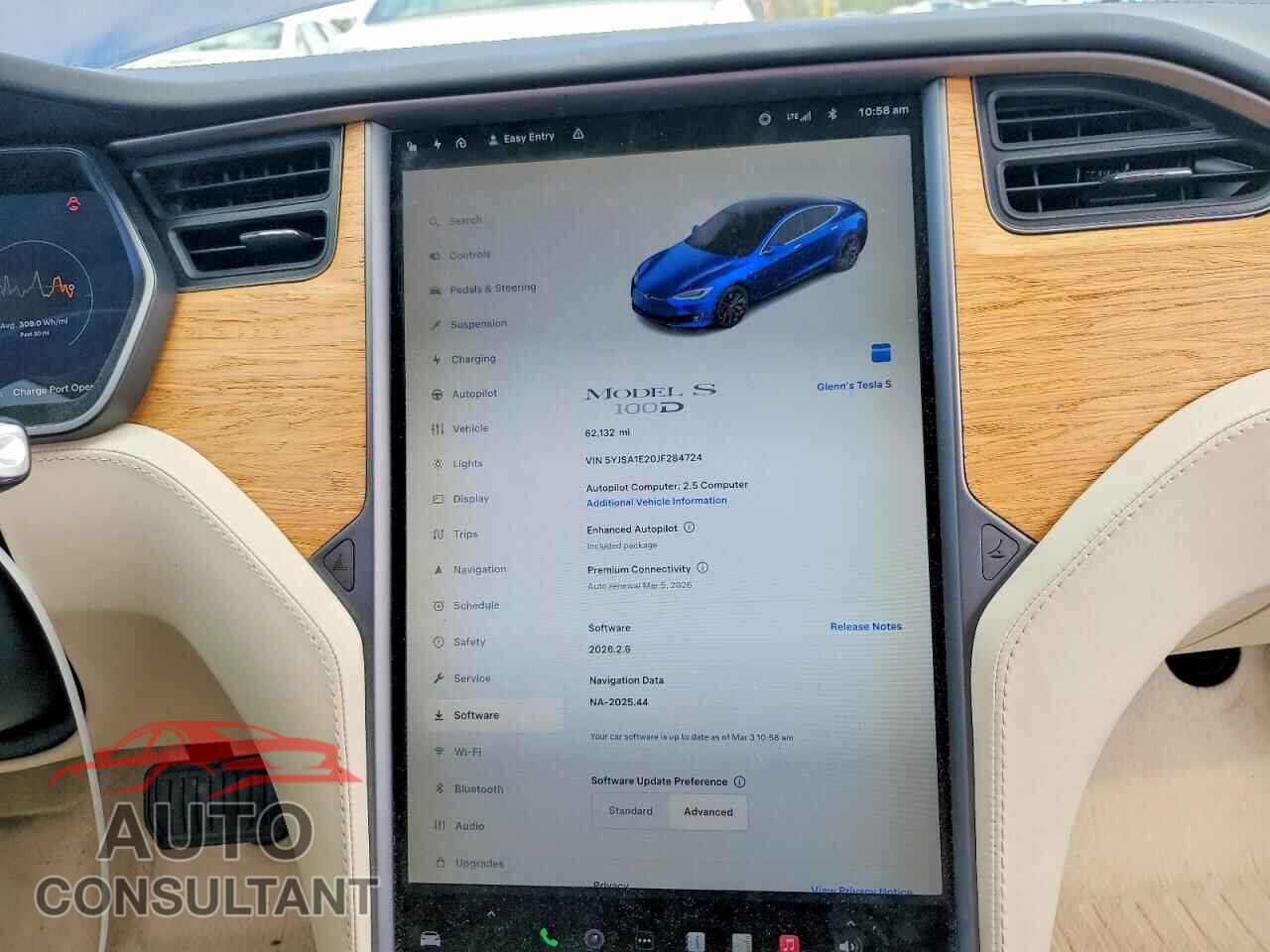 TESLA MODEL S 2018 - 5YJSA1E20JF284724