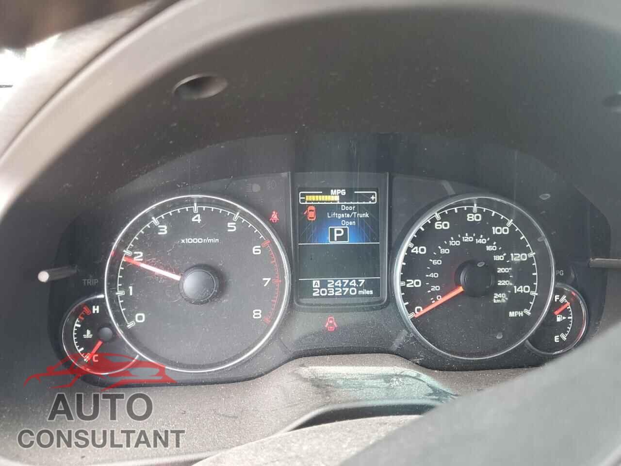 SUBARU OUTBACK 2014 - 4S4BRBLC6E3312714