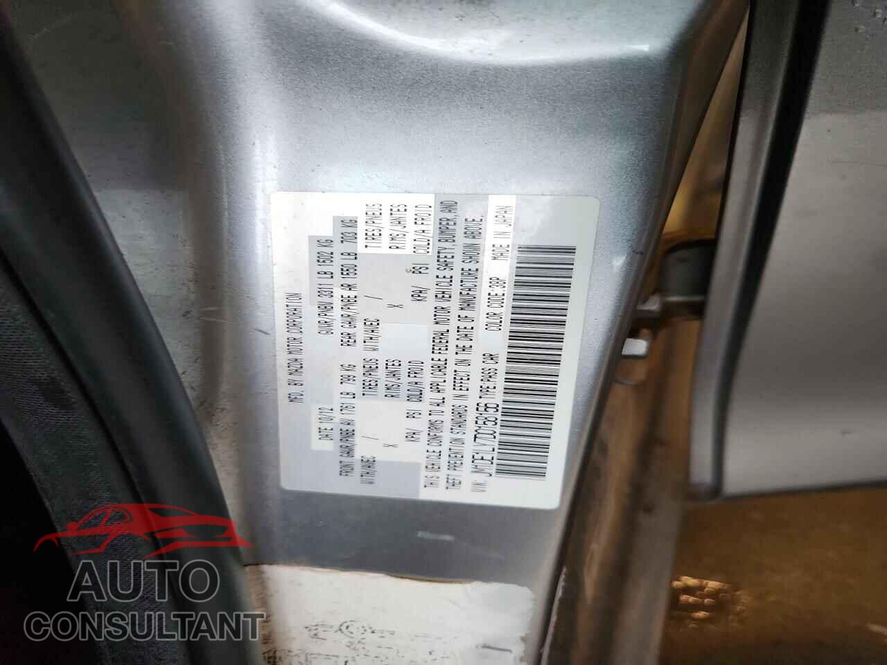 MAZDA 2 2013 - JM1DE1LY7D0158156