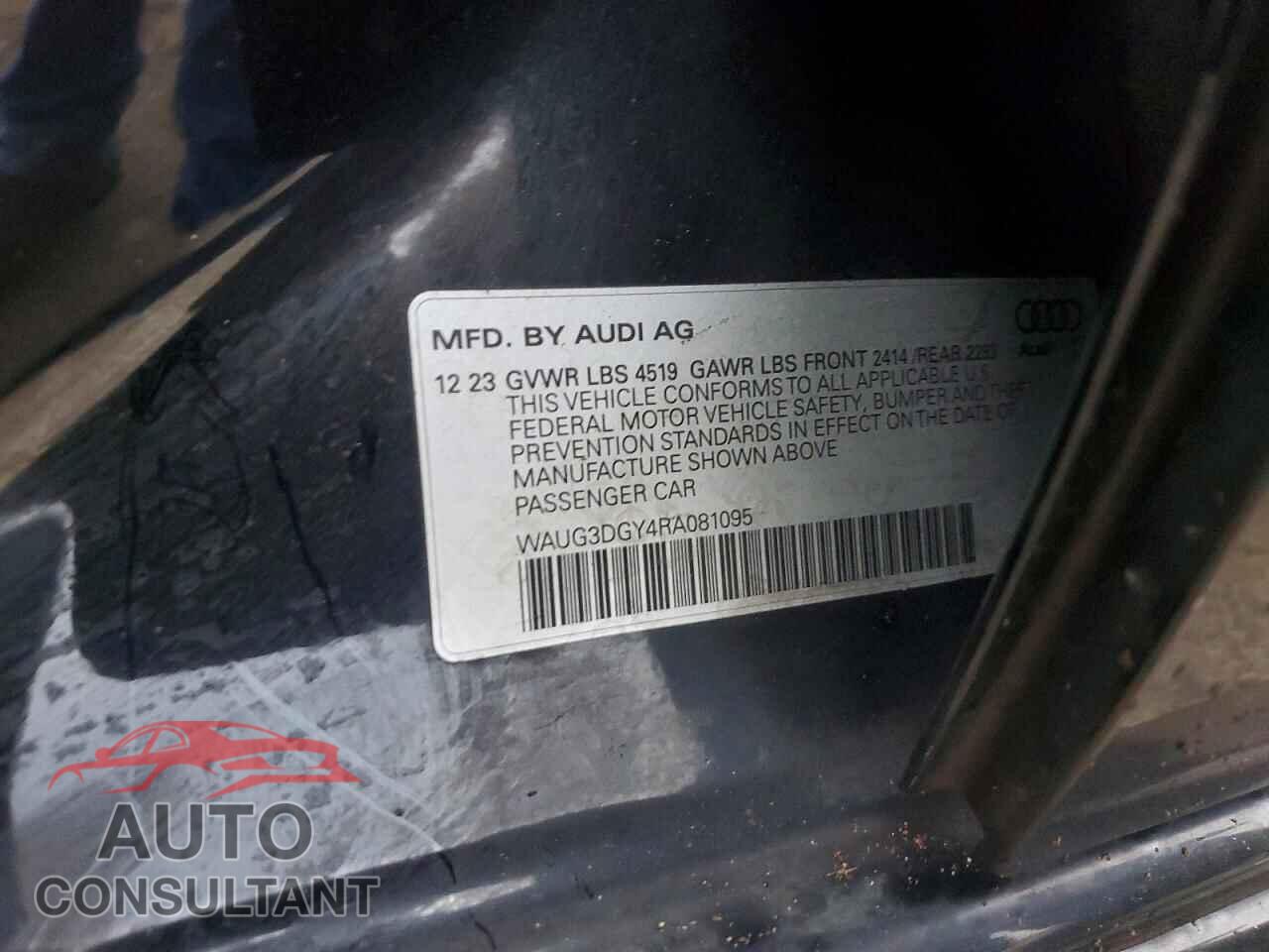 AUDI S3 2024 - WAUG3DGY4RA081095