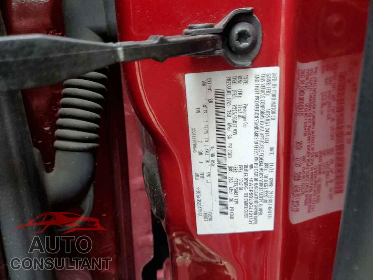 FORD CMAX 2016 - 1FADP5BU3GL121131