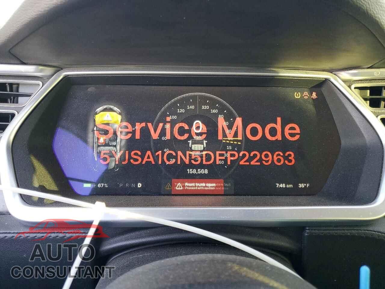 TESLA MODEL S 2013 - 5YJSA1CN5DFP22963