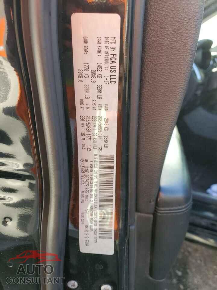 DODGE DURANGO 2017 - 1C4RDJDG7HC781005