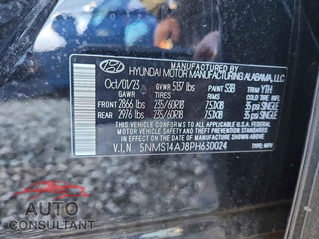 HYUNDAI SANTA FE 2023 - 5NMS14AJ8PH630024