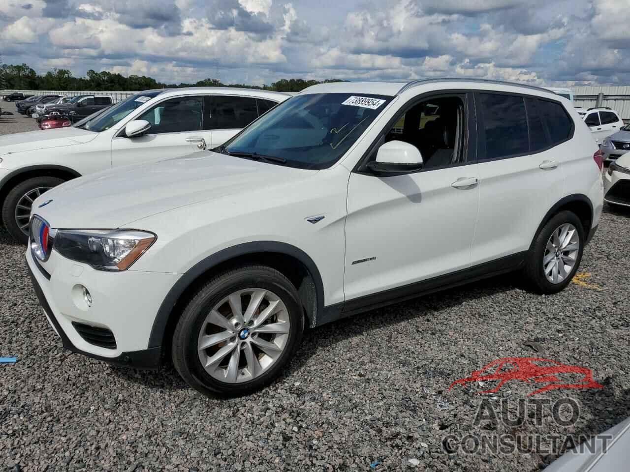 BMW X3 2016 - 5UXWZ7C56G0T43324