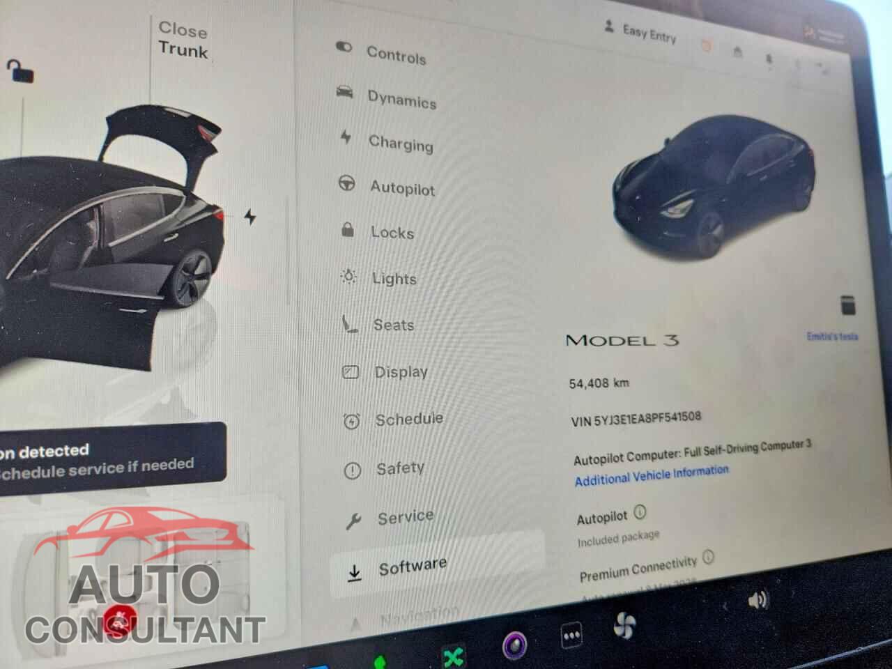 TESLA MODEL 3 2023 - 5YJ3E1EA8PF541508