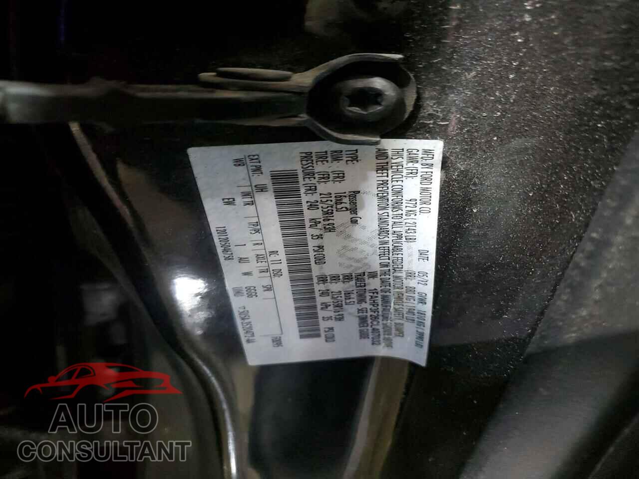 FORD FOCUS 2012 - 1FAHP3F26CL407032