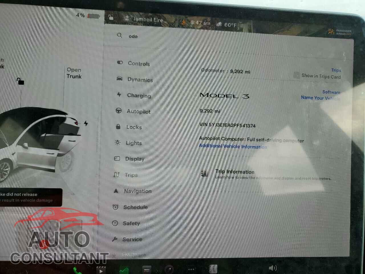 TESLA MODEL 3 2023 - 5YJ3E1EA2PF541374